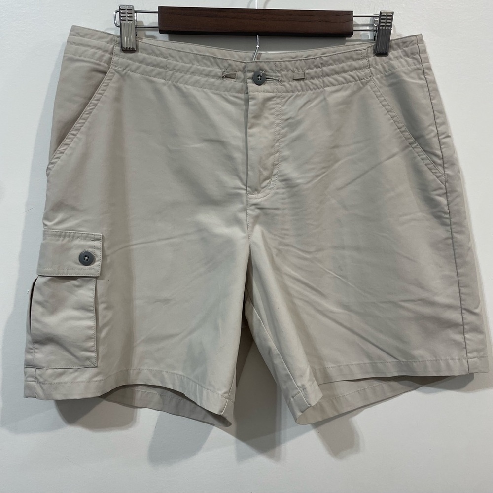 Patagonia Inter-Continental Khaki Cargo Hiking Shorts Size 10 Outdoor Utility